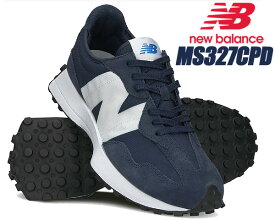 NEW BALANCE MS327CPD NAVY Width D ニューバランス 327 スニーカー ネイビー ホワイト レトロランニング メンズ ワイズ D　Made in Vietnam