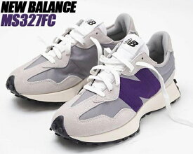 NEW BALANCE MS327FC Gray Purple Width D ニューバランス 327 スニーカー グレー パープル レトロランニング メンズ ワイズ D