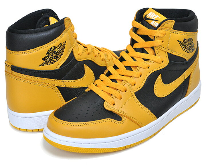 楽天市場】NIKE AIR JORDAN 1 RETRO HI OG pollen/white-black 555088  