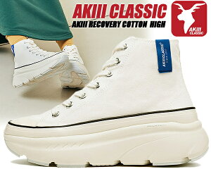 AKIII CLASSIC AKIII RECOVERY COTTON HIGH WHITE akc-0038-wht �A�L�N���V�b�N �A�L ���J�o���[�R�b�g�� �n�C ���� ���f�B�[�X �X�j�[�J�[ �`�����L�[ �z���C�g