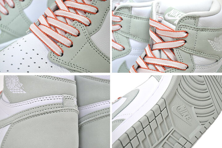 楽天市場】NIKE WMNS AIR JORDAN 1 HI OG seafoam/white-heling orange  