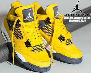 NIKE AIR JORDAN 4 RETRO LIGHTNING 2021 tour yellow/dark blue grey ct8527-700 iCL GAW[_ 4 g Xj[J[ AJ IV cA[CG[ _[Nu[O[