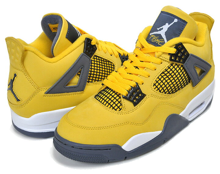 楽天市場】NIKE AIR JORDAN 4 RETRO LIGHTNING 2021 tour yellow/dark 