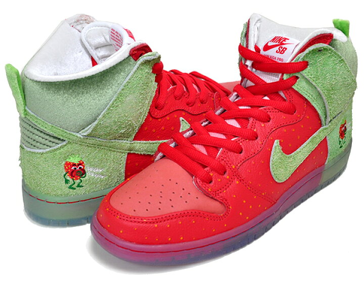 楽天市場】NIKE SB DUNK HI PRO QS STRAWBERRY COUGH university red  