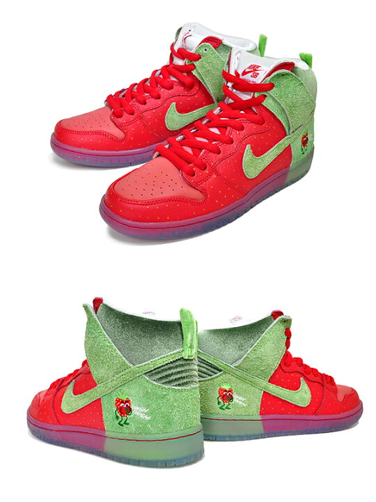 楽天市場】NIKE SB DUNK HI PRO QS STRAWBERRY COUGH university red 