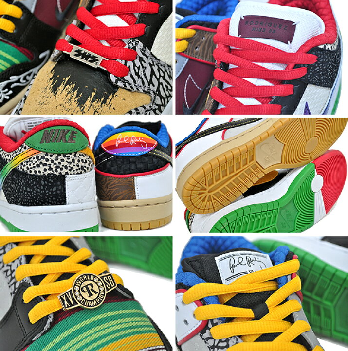 楽天市場】NIKE SB DUNK LOW PRO QS WHAT THE P-ROD sport red/blk 