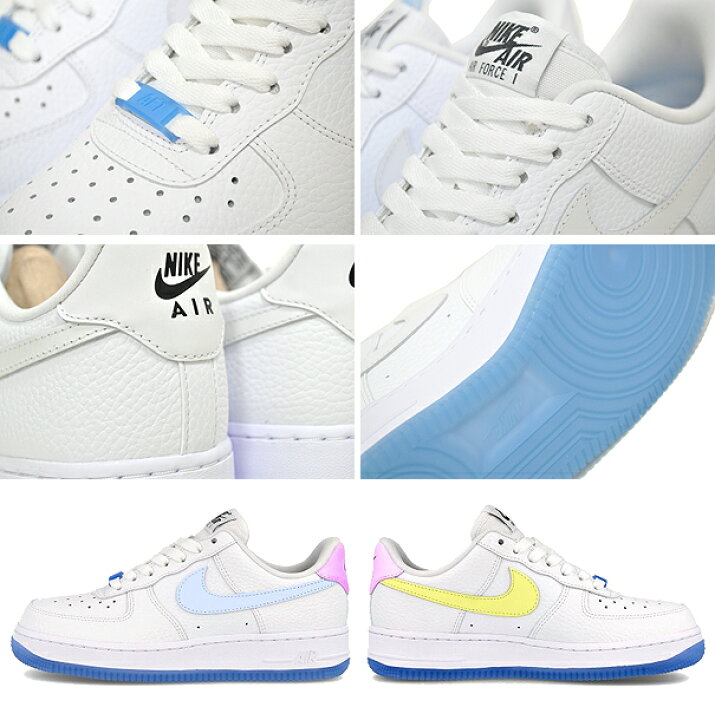 楽天市場】NIKE WMNS AIR FORCE 1 07 LX white/white-white da8301-101 