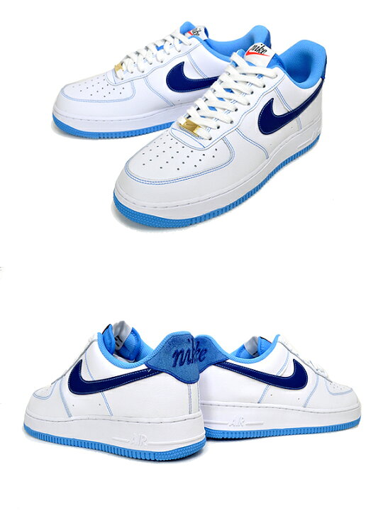 楽天市場】NIKE AIR FORCE 1 07 white/deep royal blue da8478-100 