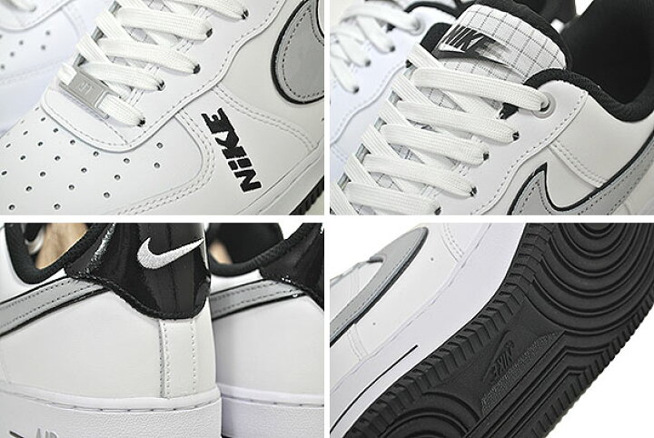 楽天市場】NIKE AIR FORCE 1 07 LV8 white/wht-black-wolf grey dc8873 