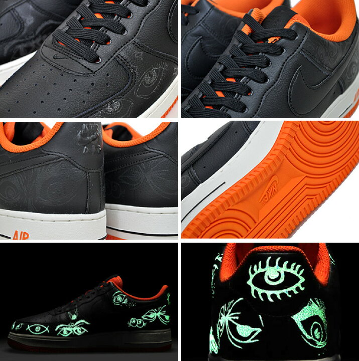 楽天市場】NIKE AIR FORCE 1 07 PREMIUM HALLOWEEN black/blk-starfish 