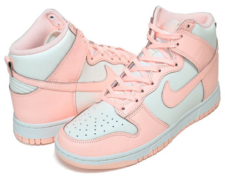 楽天市場】NIKE WMNS DUNK HIGH sail/crimson tint-sail dd1869-104 