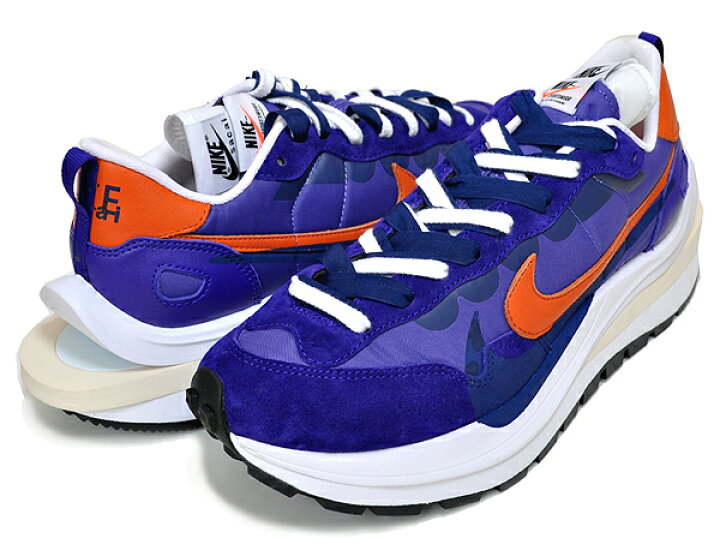 楽天市場】NIKE VAPORWAFFLE / SACAI dark iris/campfire orange  