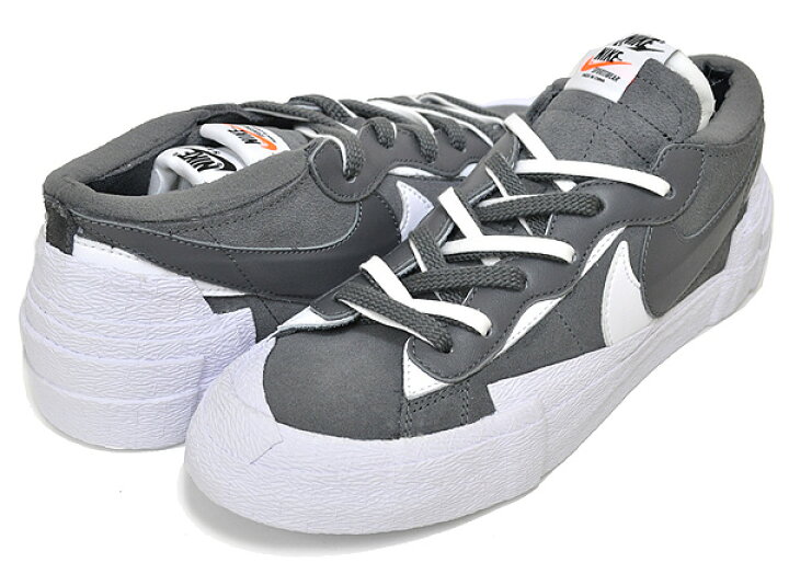 楽天市場】NIKE BLAZER LOW / SACAI iron grey/white-wht dd1877-002  