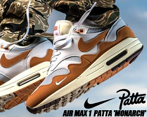 NIKE AIR MAX 1 PATTA metallic silver/monarch dh1348-001 iCL GA}bNX 1 p^ Xj[J[ AM1 Waves Monarch EF[u i[N uXbg