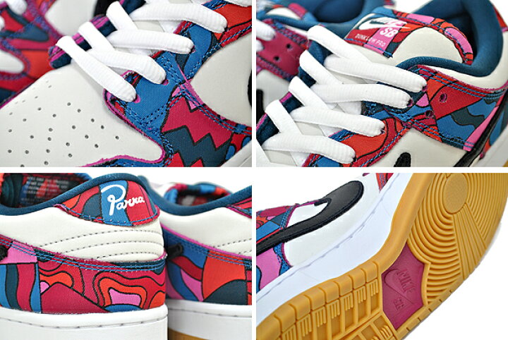 楽天市場】NIKE SB DUNK LOW PRO QS Piet Parra fireberry/black 