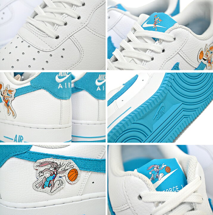 楽天市場】NIKE AIR FORCE 1 07 SPACE PLAYERS white/lt blue fury 
