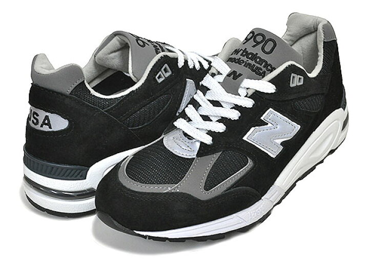 楽天市場】NEW BALANCE M990BL2 MADE IN U.S.A. BLACK Width D 