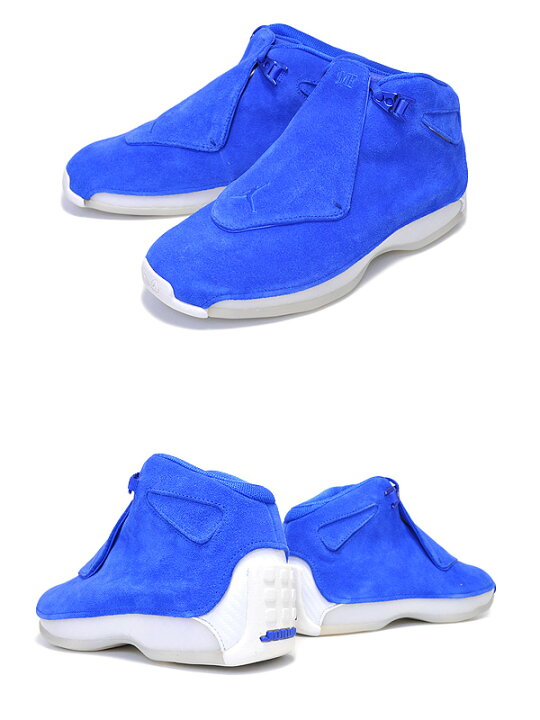 楽天市場】NIKE AIR JORDAN 18 RETRO racer blue/racer blue-sail 