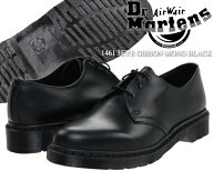Dr.Martens 1461 3EYE GIBSON MONO BLACK 14345001 ドクターマーチン 3ホール ギブソン シューズ モノ ブ…