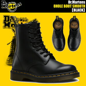 Dr.Martens 1460 8HOLE BOOT SMOOTH BLACK hN^[}[` 8z[ [XAbvu[c ubN X[X 1460Z 8EYE BOOTS