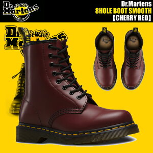 Dr.Martens1460 8HOLE BOOT SMOOTH CHERRY RED hN^[}[` 8z[ [XAbvu[c 1460Z 8EYE BOOT Y