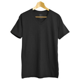 Hanes ヘインズ tシャツ Vネック 3P メンズ 半袖 インナー カットソー 3枚組 黒 グレー 無地 パックtシャツ 送料無料 通販A3【1B0351】