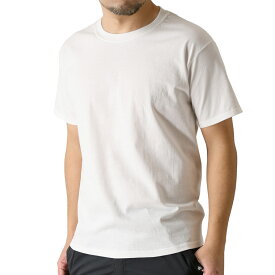 Hanes ヘインズ メンズ 半袖 tシャツ 2Pパック 2枚組 インナー 白 無地 クルーネック Vネック カットソー ブランド 【A1-1309】 送料無料 通販A3