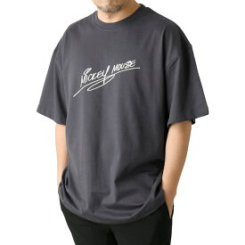 ミッキーマウス オーバーサイズ tシャツ メンズ 半袖 レディース ユニセックス ビッグt 白 黒 ディズニー MICKEY MOUSE 【G4-1421】 送料無料 通販A15