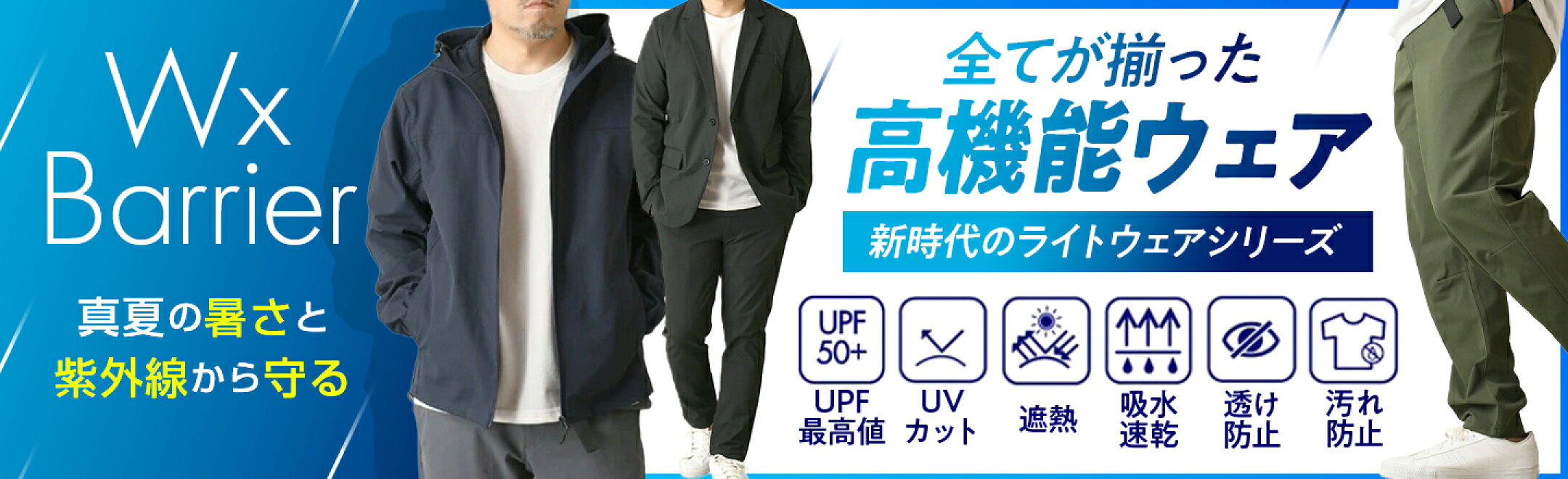 高機能ウェア wxバリアシリーズ