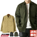 GENUINE Dickies ジェニュインディッキーズ TCツイル ワークシャツ メンズ ヒッコリー ストライプ 無地 シャツ 【I4-1399】 通販A3 送料無料