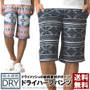 ハーフパンツ メンズ ドライ ストレッチ ショートパンツ 吸汗 速乾 総柄 スポーツ アウトドア ショーツ 送料無料 通販M15【RQ0900】