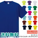 Tシャツ ドライ メンズ 無地 半袖 UnitedAthle ユナイテッドアスレ 4.7オンス ドライシルキータッチTシャツ ローブリード 吸汗速乾 スポーツ【5088-01】送料無料 通販A1