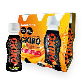 LIMITEST(リミテスト) エナジードリンクOKIRO 100ml x 6本　カフェイン200mg βアラニン2000mg ビタミンフレーバー 集中 眠気覚まし トレーニング 仕事や勉強前に