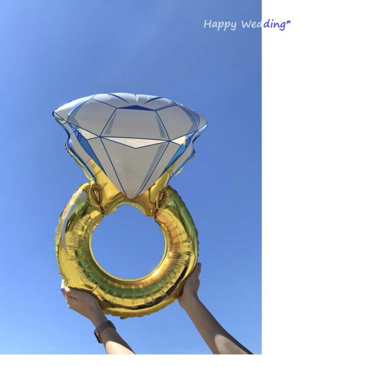 楽天市場】RING バルーン ハート 2枚付き リング リングバルーン 