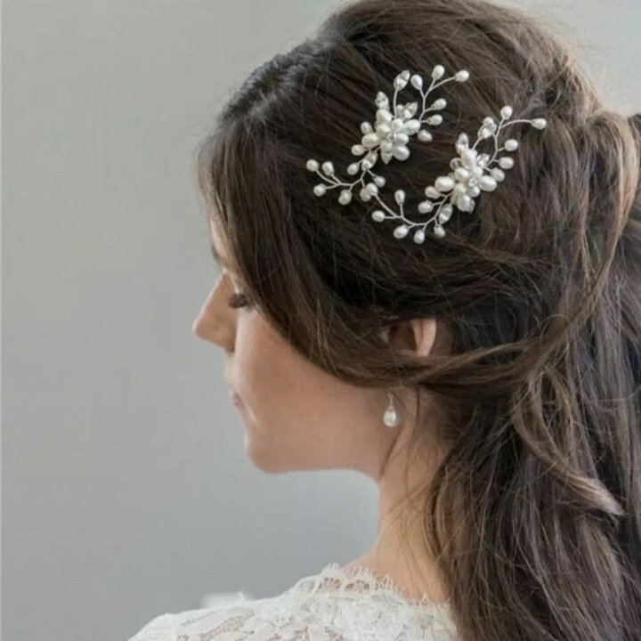 楽天市場】◇ 3本セット ◇ ヘアアクセサリー 結婚式 新婦 花嫁 ゲスト 