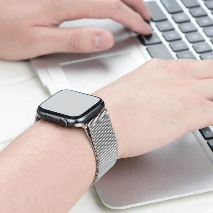 楽天市場】アップルウォッチバンド ベルト ミラネーゼ Apple watch 