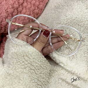 【5color ゴールドフレーム メガネ メガネケースプレゼント 】丸メガネ 丸い メガネ 眼鏡 度なし PC用 レディース おしゃれ PC眼鏡 PC パソコン スマホ 操作 伊達眼鏡 眼鏡 伊達メガネ 軽い 軽量