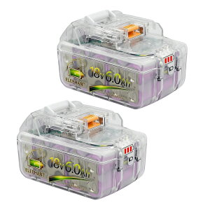 �y2�Z�b�g�z�}�L�^�݊��o�b�e���[ BL1860B 18V 6.0Ah Samsung�Z������ �����X�P���g���P�[�X �c�ʕ\���t�� DC18RC�EDC18RF�Ή� PSE�F�؍ς�