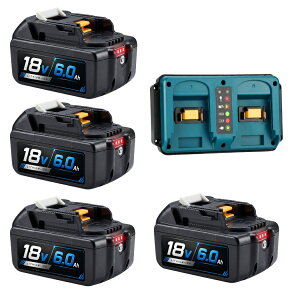 �}�L�^ 18v �o�b�e���[ BL1860B �݊� DC18RD 2���}���[�d�� �Z�b�g6.0Ah �c�ʕ\���t�� DC18RD 2���[�d�� �_�u���[�d�� ���S�[�d 6000mAh PSE�F�؍� ��e�� �݊��i �d���H�� �C���p�N�g�h���C�o�[ �|���@ 