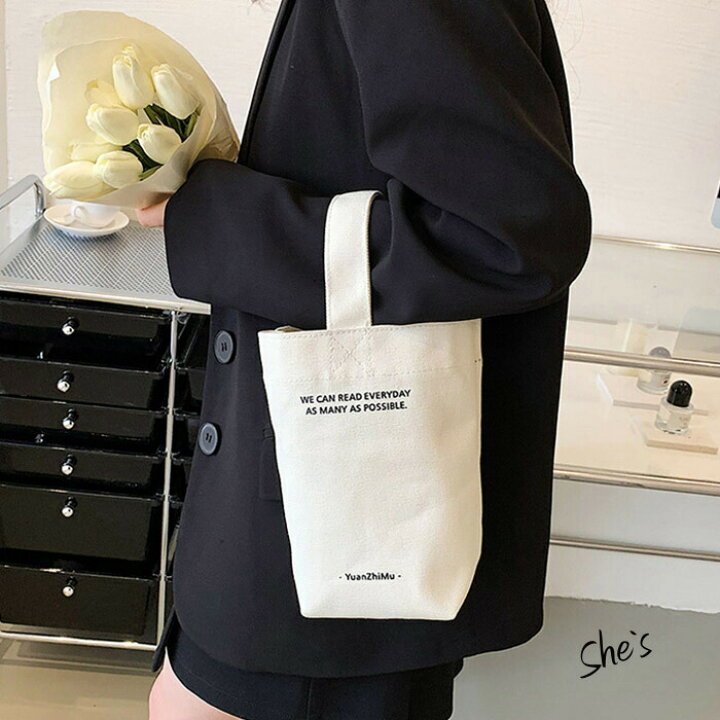 楽天市場】【 NEW キャンバス ロゴ ミニ 手提げバッグ】小さい バッグ 