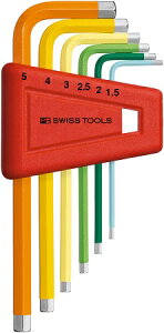 210H-5RB ホルダー付レインボーレンチセット(パックナシ) (PB SWISS TOOLS)(2023) 取り寄せ商品納期かかります