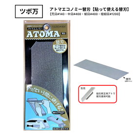 ツボ万 アトマエコノミー替刃 粒度 : 荒目＃140 / 中目 ＃400 / 細目 ＃600 / 極細目 ＃1200 メール便 楽天物流