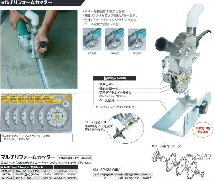 楽天市場】【ツボ万】31988 マルチリフォームカッター日立用MLTS  
