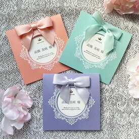 マムール 席札 & メニュー 表 10部セット 印刷なし 手作り キット ペーパーアイテム 結婚式 披露宴 ウエディング リボン おしゃれ