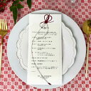 結び メニュー 表 10部セット 印刷なし 手作り キット ペーパーアイテム 結婚式 披露宴 ウェディング 和風 和柄 紅白 …