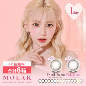 【4箱25%OFF+2箱無料】合計6箱 モラク ワンデー 10枚入り カラコン カラーコンタクト 1day ワンデー 1日使い捨て 度あり ナチュラル カラーコンタクトレンズ 14.2 宮脇 咲良