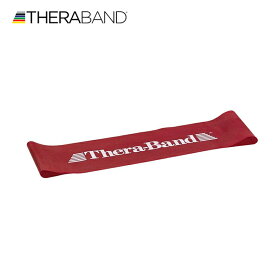 セラバンド TheraBand セラバンドループ レッド 赤 ミディアム Mサイズ 円周60cm トレーニングチューブ エクササイズバンド LINDSPORTS リンドスポーツ