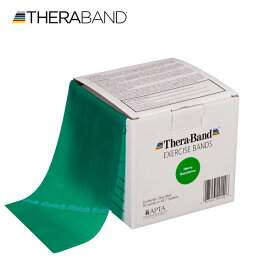 ★限定ポイント2倍★セラバンド TheraBand 1巻き 約45.7m (50ヤード) 緑 グリーン ヘビー 色 トレーニングチューブ エクササイズバンド ゴムバンド 筋トレ トレーニング 体幹 肩甲骨 インナーマッスル ストレッチ 自宅 高齢者 リハビリ 送料無料