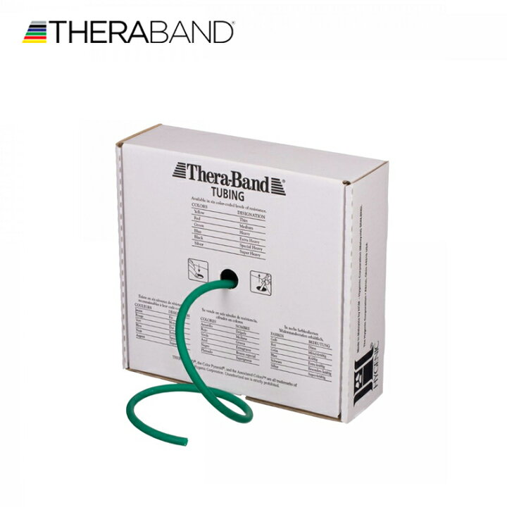 楽天市場】セラバンド TheraBand セラチューブ 緑 グリーン ヘビー 