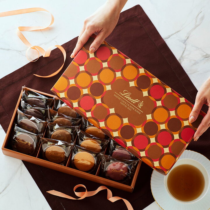 市場 リンツ 個包装 チョコレート 16個入 お中元 ギフト スイーツ チョコ お菓子 ショコラサンド アソートメント プレゼント Lindt